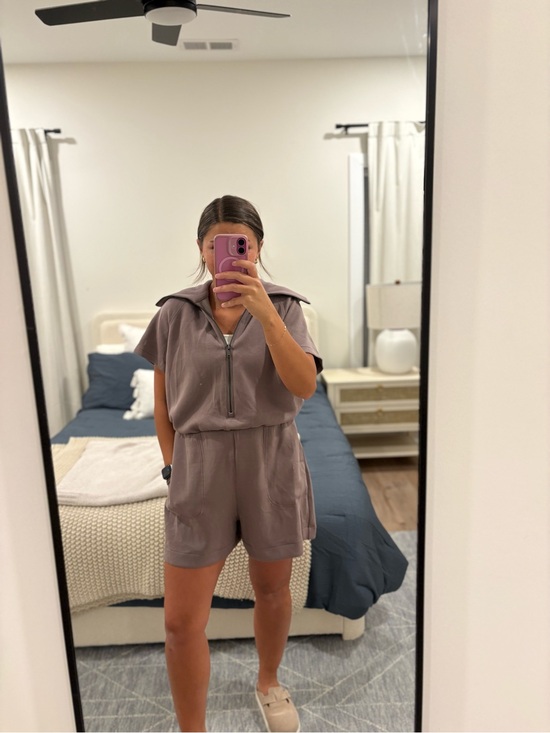 SPANX Pants - NWT SPANX AirEssentials Quarter Romper Brown XL